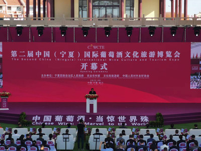 第二届中国(宁夏)国际葡萄酒文化旅游博览会开幕